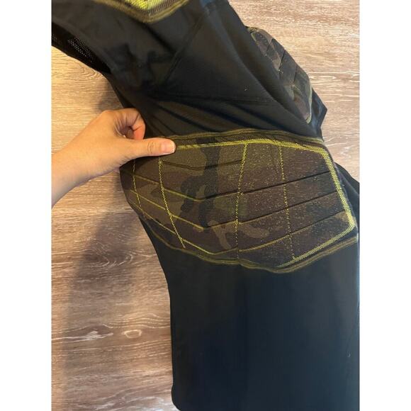 Nike Pro Combat shirt men size Large Black Army sports footbal jujitsu - Picture 3 of 9